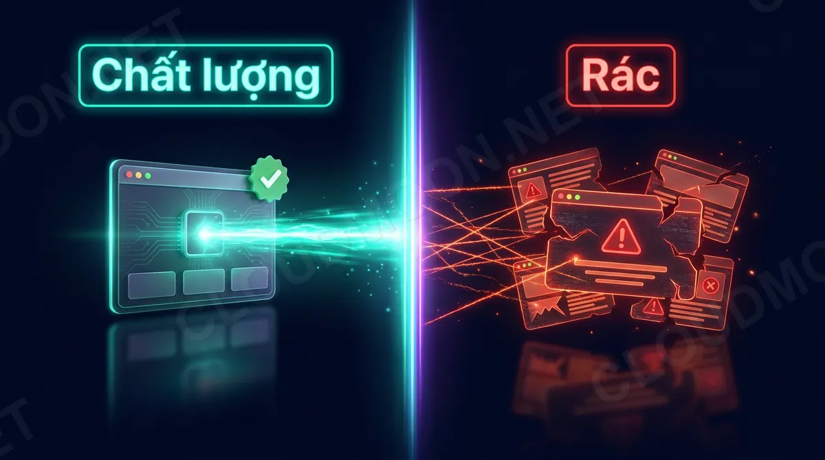 So sánh backlink chất lượng từ web uy tín và backlink rác từ trang spam