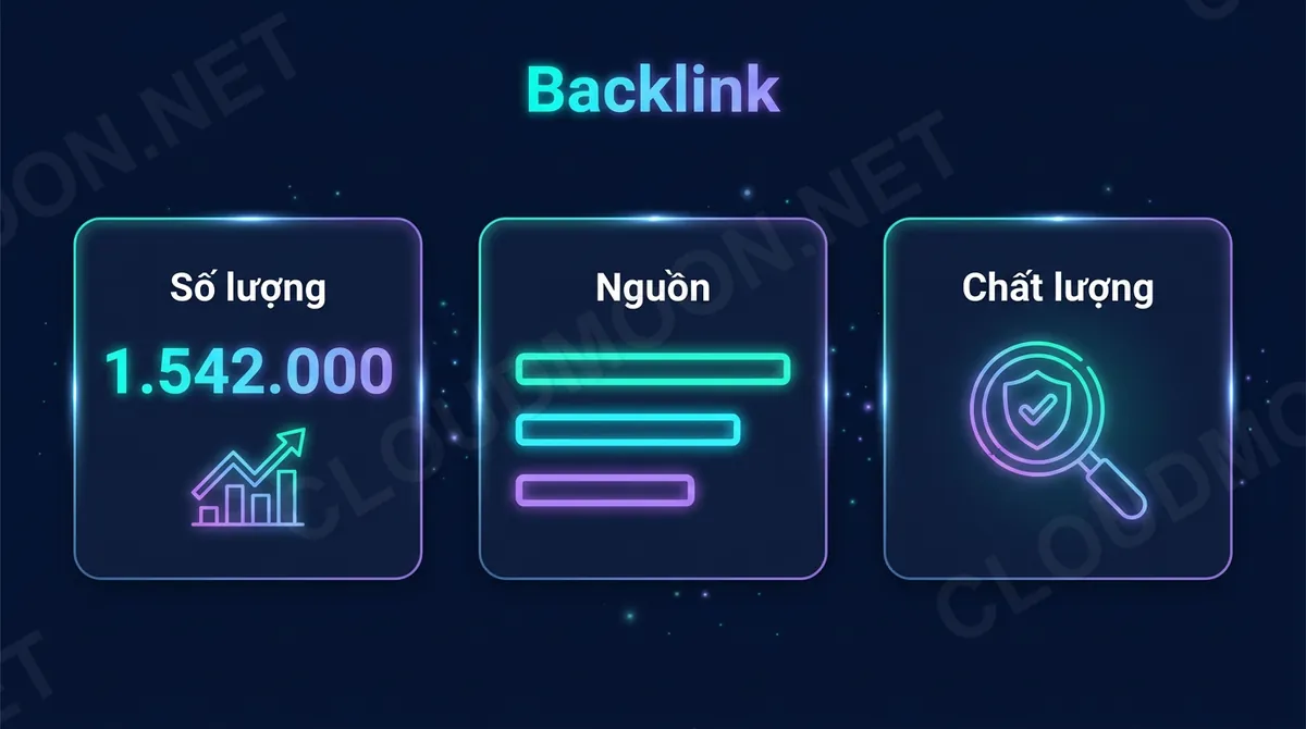 Bảng kiểm tra backlink: số lượng, nguồn và chất lượng của website