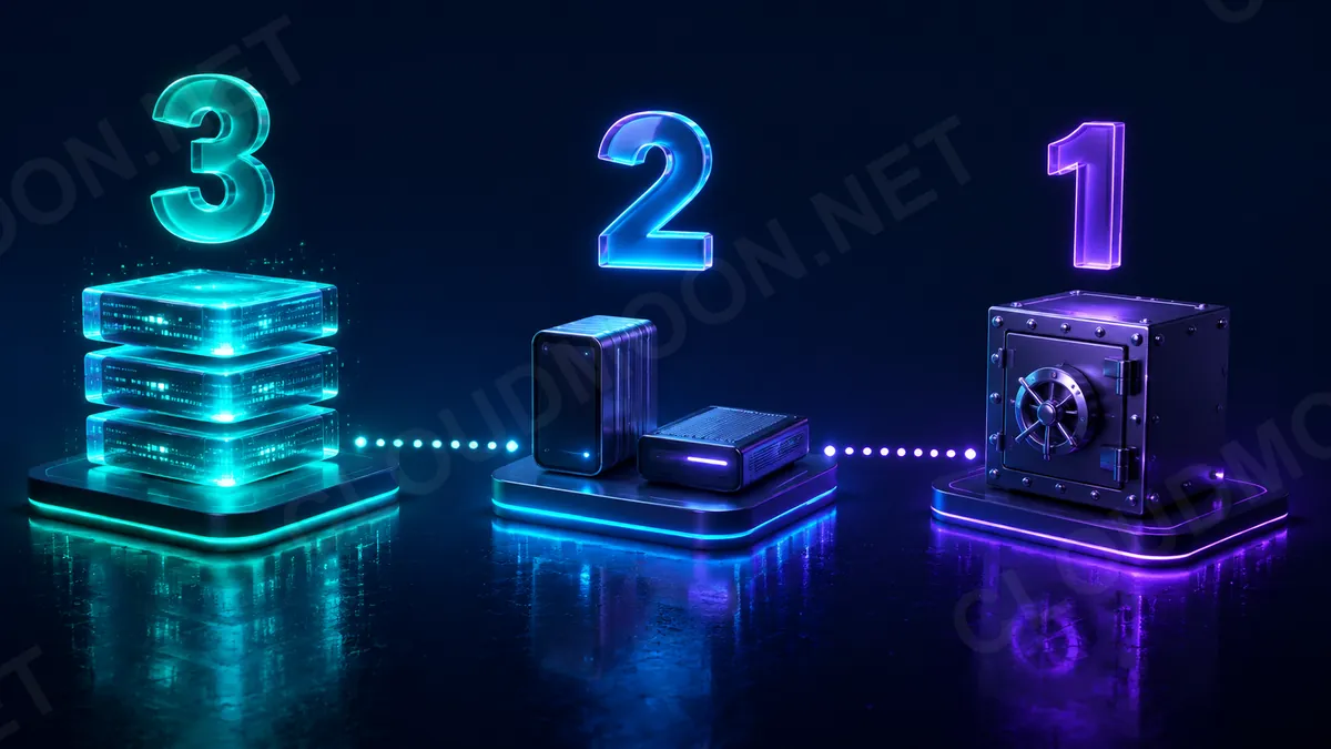 Quy tắc 3-2-1 cho backup game server
