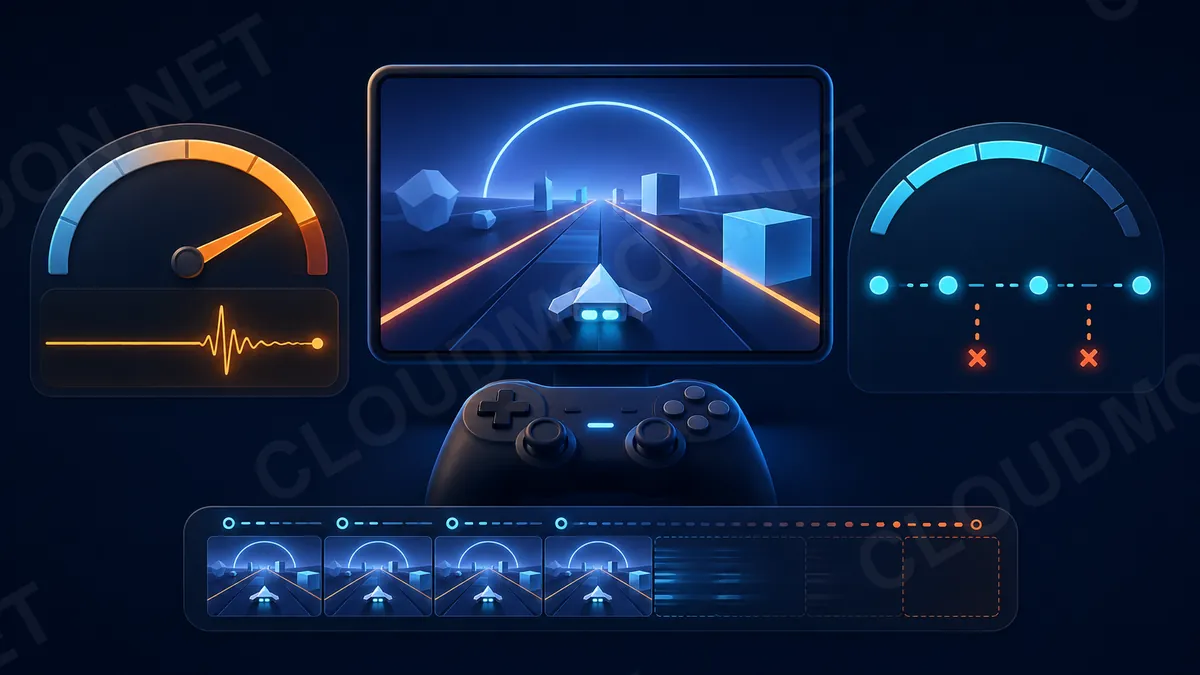 Minh họa phân biệt độ trễ mạng và tốc độ khung hình khi chơi game