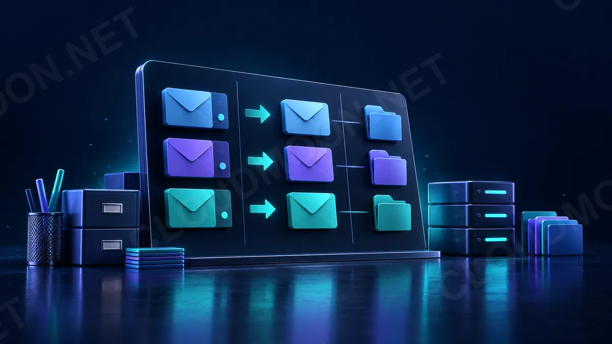Bảng kiểm kê địa chỉ, alias và dung lượng hộp thư trước khi chuyển email