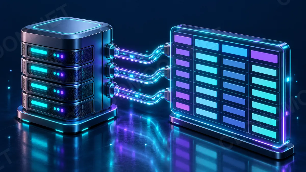 Mô phỏng máy chủ Database Server kết nối giao diện quản trị phpMyAdmin