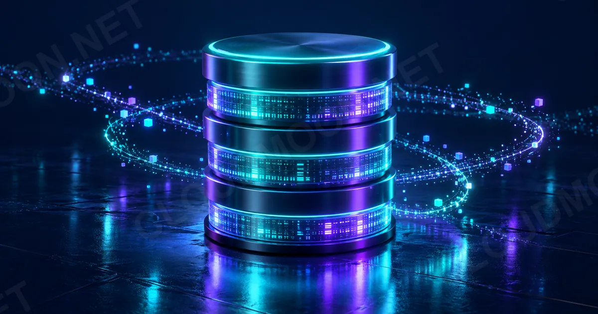 Mô hình 3D trừu tượng về cấu trúc cơ sở dữ liệu của website
