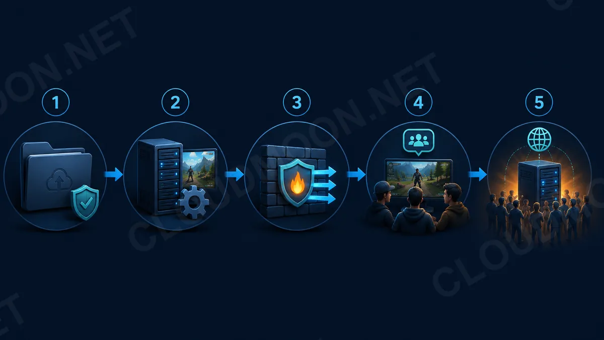 Quy trình chuyển dữ liệu thế giới game từ VPS sang Dedicated Server