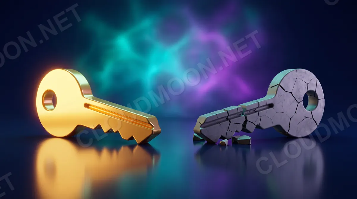 Phân biệt key bản quyền thật và key giả - chìa khóa vàng chính hãng cạnh chìa khóa vỡ
