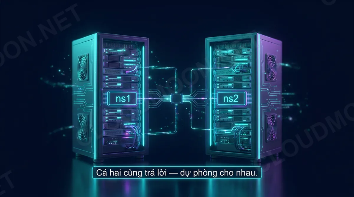 ns1 và ns2: nameserver chính và dự phòng