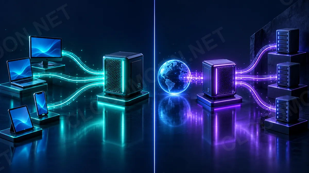 So sánh hướng traffic của forward proxy và reverse proxy