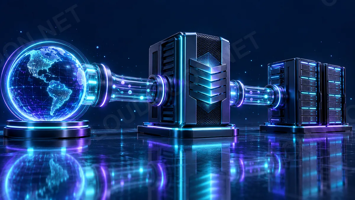 Quy trình từ tên miền tới Nginx rồi backend trả nội dung website