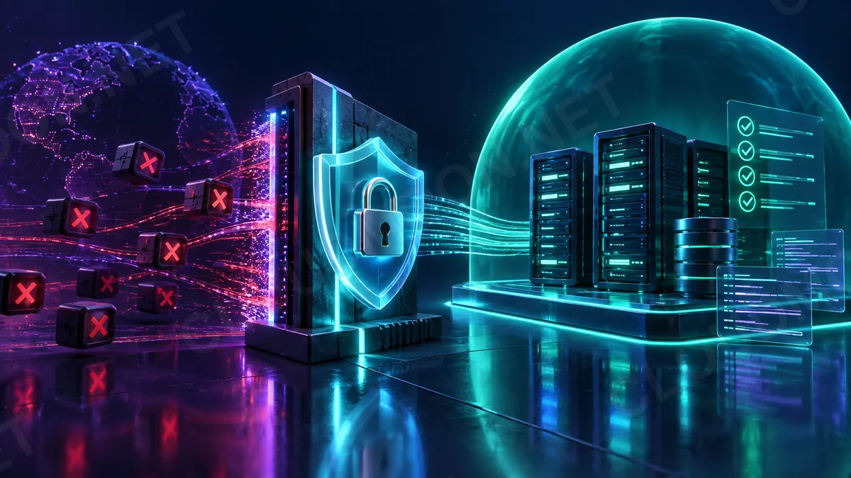 Backend nội bộ nằm phía sau lớp reverse proxy