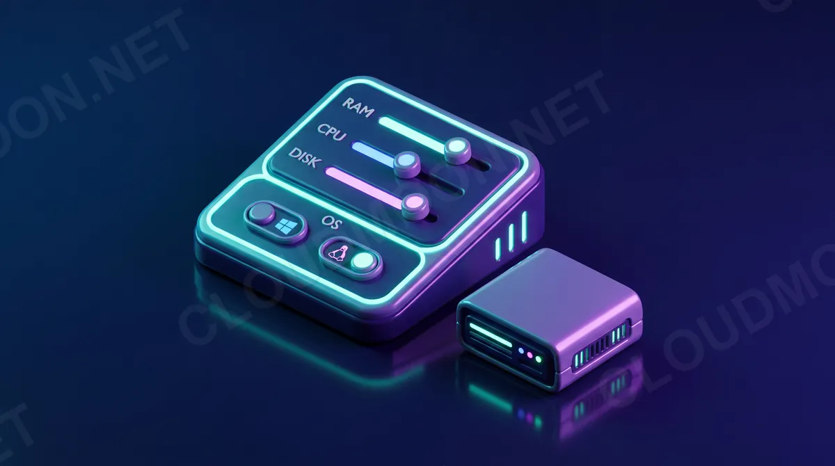 Bảng điều chỉnh cấu hình VPS: RAM, CPU, ổ đĩa, hệ điều hành cho nhu cầu MMO
