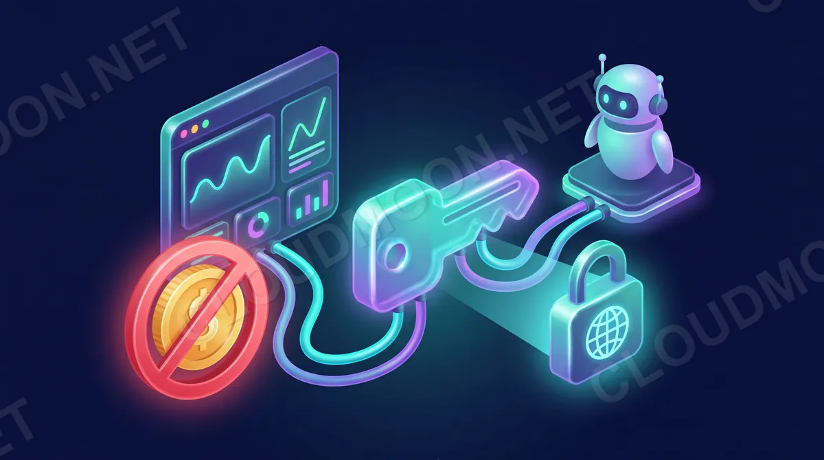 Cấu hình API key sàn giao dịch: chỉ bật quyền giao dịch, tắt quyền rút tiền và giới hạn IP về VPS