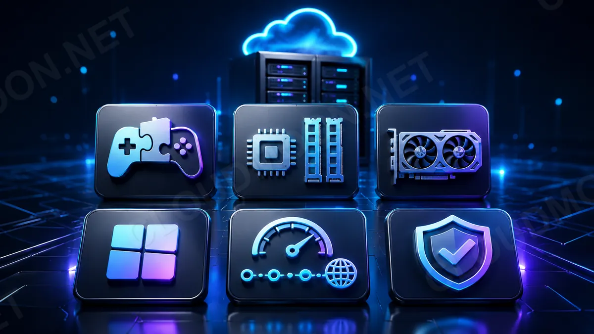 Checklist chọn VPS treo game gồm cấu hình, hệ điều hành, độ trễ và bảo mật